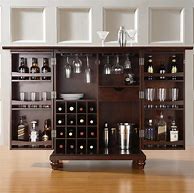 Image result for Built in Wine Bar Cabinets