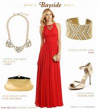 Image result for Red Gown Accessories