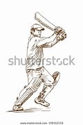 Image result for Hand Drawn Cricket Player