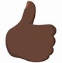 Image result for Black Thumbs Up Emoji