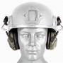 Image result for Military Helmet with Hearing Protection