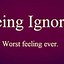 Image result for Poem About Being Ignored