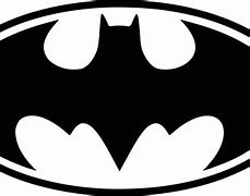Image result for Batman Logo Jpg Black and White