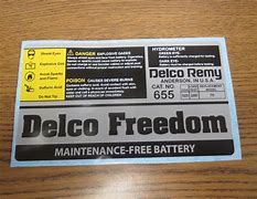 Image result for Delco Freedom Battery Decal