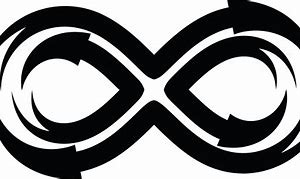 Image result for Infinity Clip Art Black and White
