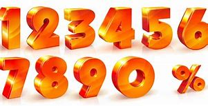 Image result for Deep Orange Numbers