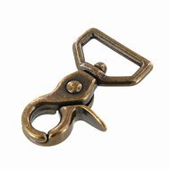 Image result for Leather Fittings Small Brass Snap Hook