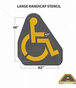 Image result for Concrete Paint for Handicap Symbols
