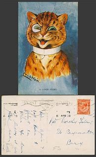 Image result for Louis Wain Postcards