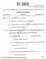 Image result for 10th SSC History Paper Pattern