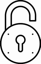 Image result for Open Lock Clip Art