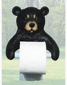 Image result for Black Bear Toilet Paper Holder