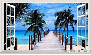 Image result for Tropical Window Clings