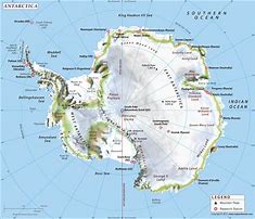 Image result for Antarctic On Map