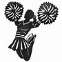 Image result for Cheerleader Silhouette Clip Art
