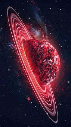 Neon ring planet iphone wallpaper – Artofit