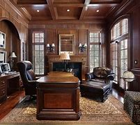 Image result for Dark Wood Old Home Aesthetic Office
