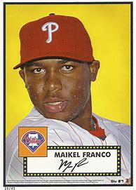 Image result for Maikel Franco Baseball Card