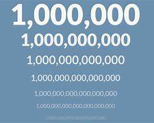 Image result for 1 Billion in Numbers