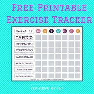 Image result for Fitness Tracker Printables
