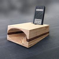 Image result for Wooden Speaker for iPhone