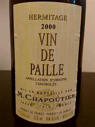 Image result for M Chapoutier Hermitage Vin Paille