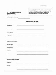Image result for Supplier Approval Form Template