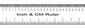 Image result for Cm Scale and Inch Ruler Enlarged