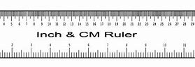 Image result for Cm Ruler with mm
