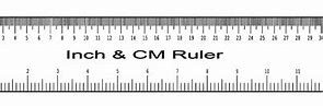 Image result for Inches Centimeter Ruler Actual Size