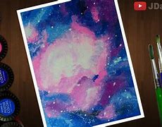 Image result for Purple and Blue Galaxy Painting