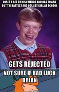 Image result for Bad Luck Brian Blanco Meme