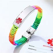 Image result for Rubber Medical Alert Bracelets