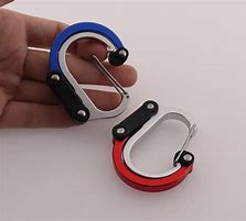 Image result for Blue Anodized Carabiner Clip