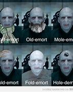 Image result for Harry Potter Memes Voldemort Nose