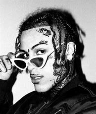 Image result for Lil Skies Smiling Black and White