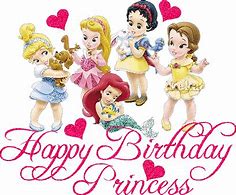 Image result for Happy Birthday Princess Card