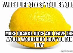 Image result for When Life Gives You Lemons Meme
