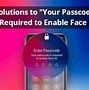 Image result for iPhone Passcode Requirement Popup