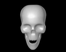 Image result for Skull with Sharp Teeth