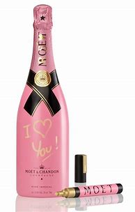 Image result for Pink Champagne Bottle