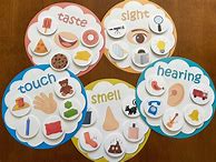 Image result for Five Senses Sorting Worksheet