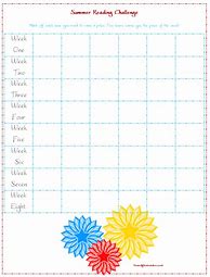 Image result for Summer Reading Plan Printable
