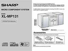 Image result for Sharp Xl-Mp131