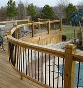 Image result for Curved Deck Railing Ideas
