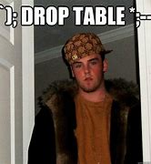 Image result for From Table Drop Users Meme
