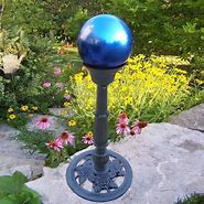 Image result for Gazing Ball Stands Pedestals