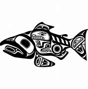 Image result for Native American Salmon Clip Art