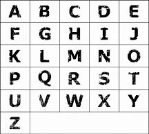 Image result for Brush Alphabet Letters