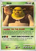 Image result for Shrek Pokemon Card Meme